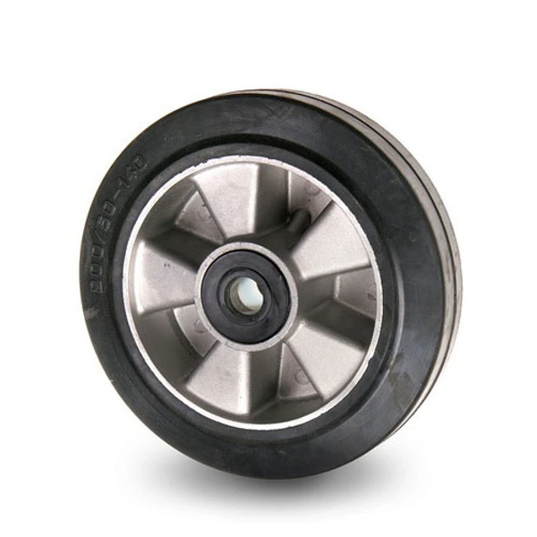 Gummihjul - Alu - Elastic D5