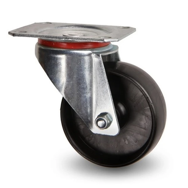 Industrihjul - Nylon - svart