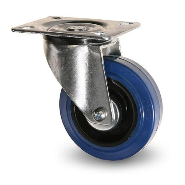 Industrihjul - Elastisk gummibana