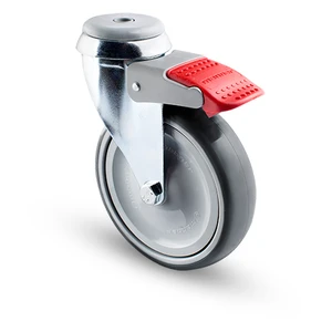 Apparathjul. Totalbroms. C-hål. PTE hjul. Finns i fler storlekar..