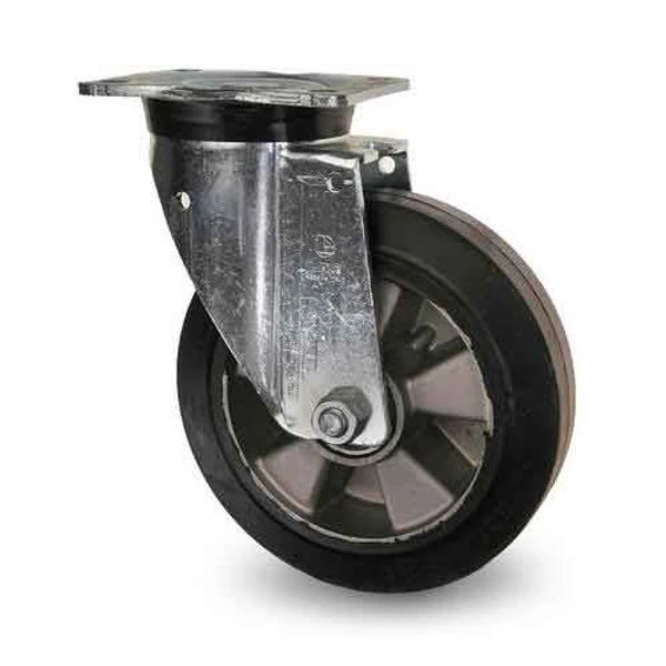 Industrihjul, kraftiga - Elastisk gummibana