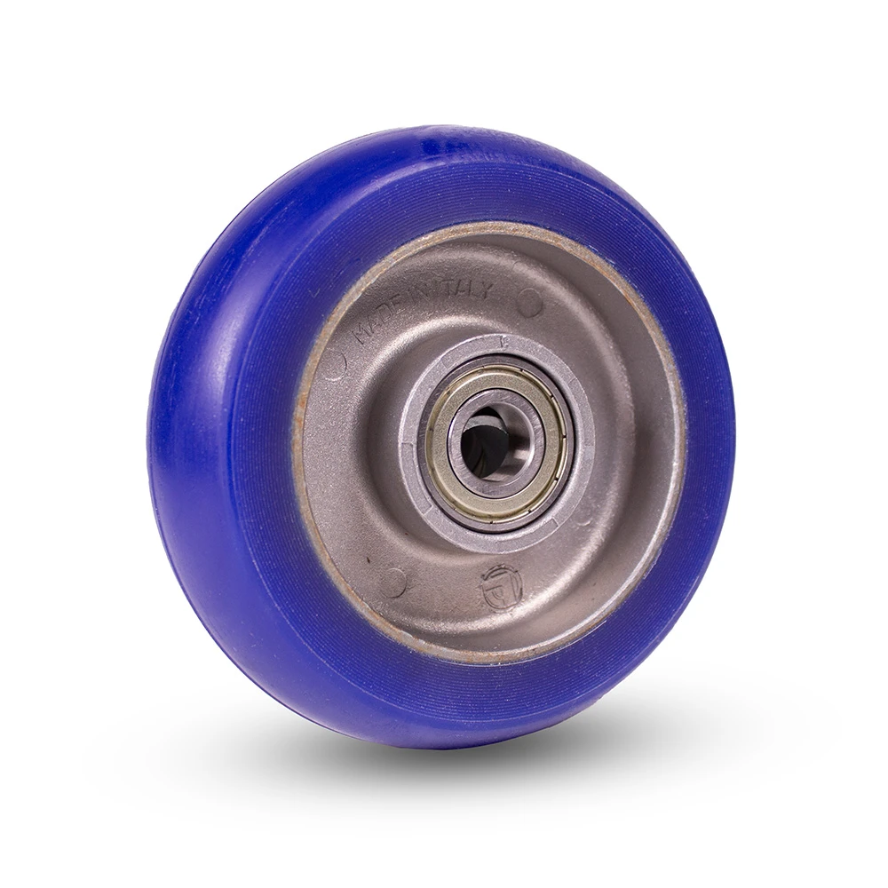 D1 Industrihjul Ø125 PU-bana TAU Konvex