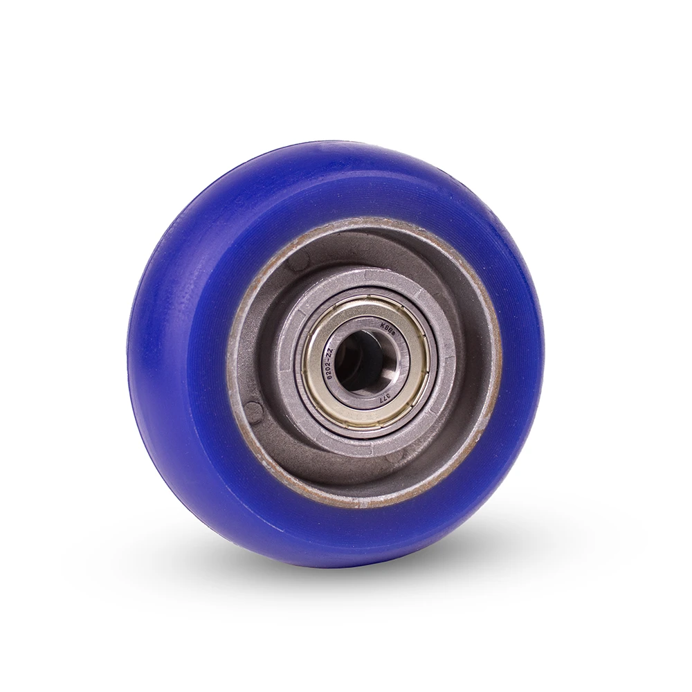 D1 Industrihjul Ø100 PU-bana TAU Konvex