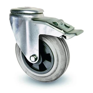 C1 Industrihjul Ø125, Centrumhål - broms