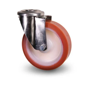 Industrihjul - Polyuretan, rostfritt
