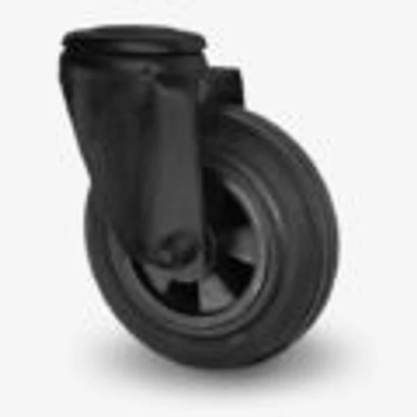 Industrihjul - Design - Svart gummibana