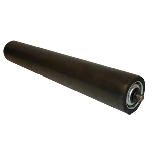 Gummibelagd stålrulle Ø50 Med gummi Ø63mm Stålaxel 12mm UGM12/IGM8 Finns i flera längder..